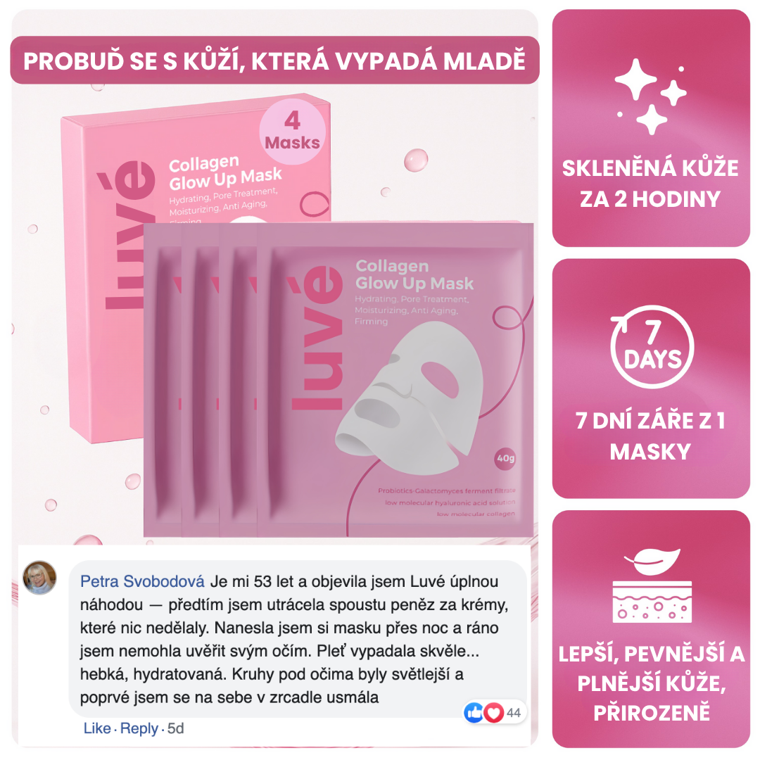 Maska s bio kolagenem